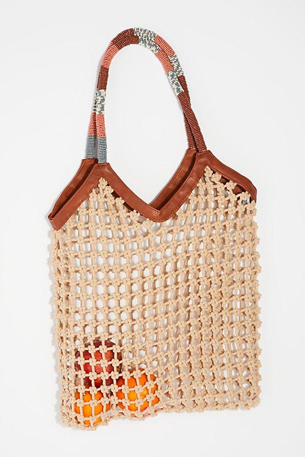 Beaded Net Bag By Free People